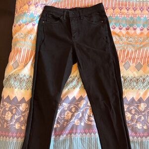 Topshop - High-Waisted Black Jeans